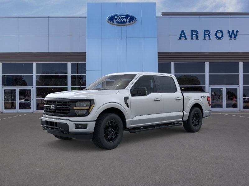 2026 Ford F-150 XLT in Iconic Silver Metallic — front three-quarter view